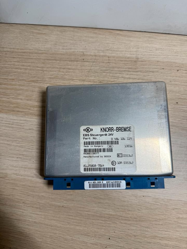 MAN KNORR-BREMSE EBS Steuergerät 81.25808-7064 - ECU for Truck: picture 2 MAN KNORR-BREMSE EBS Steuergerät 81.25808-7064 - ECU for Truck: picture 2