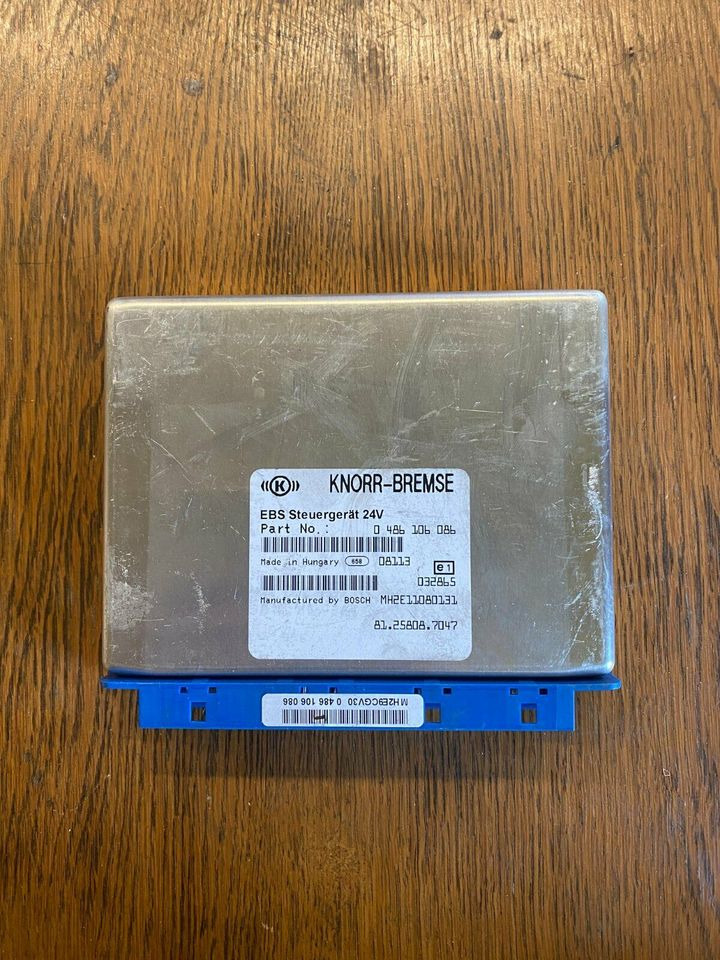 MAN Knorr-Bremse EBS Steuergerät 81258087047 - ECU for Truck: picture 1 MAN Knorr-Bremse EBS Steuergerät 81258087047 - ECU for Truck: picture 1