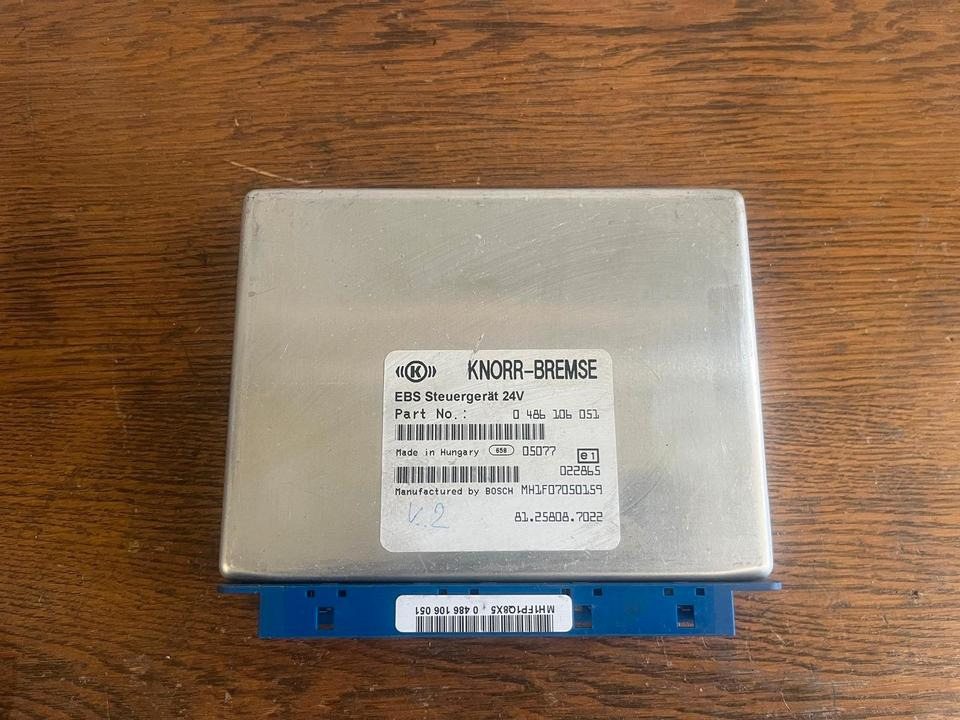 MAN Knorr-bremse EBS Steuergerät 81.25808.7022 - ECU for Truck: picture 3 MAN Knorr-bremse EBS Steuergerät 81.25808.7022 - ECU for Truck: picture 3