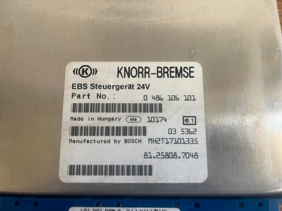 MAN Knorr-bremse EBS Steuergerät 81.25808.7048 - ECU for Truck: picture 3 MAN Knorr-bremse EBS Steuergerät 81.25808.7048 - ECU for Truck: picture 3