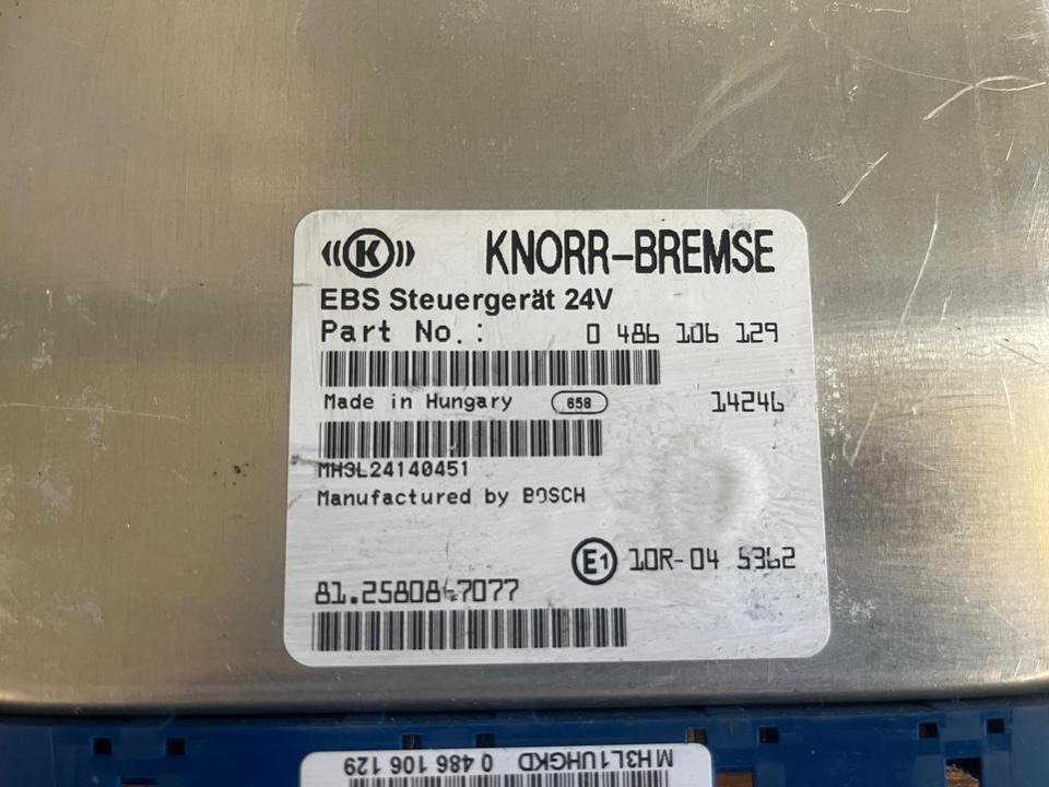 MAN Knorr-bremse EBS Steuergerät 81.25808.7077 - ECU for Truck: picture 3 MAN Knorr-bremse EBS Steuergerät 81.25808.7077 - ECU for Truck: picture 3