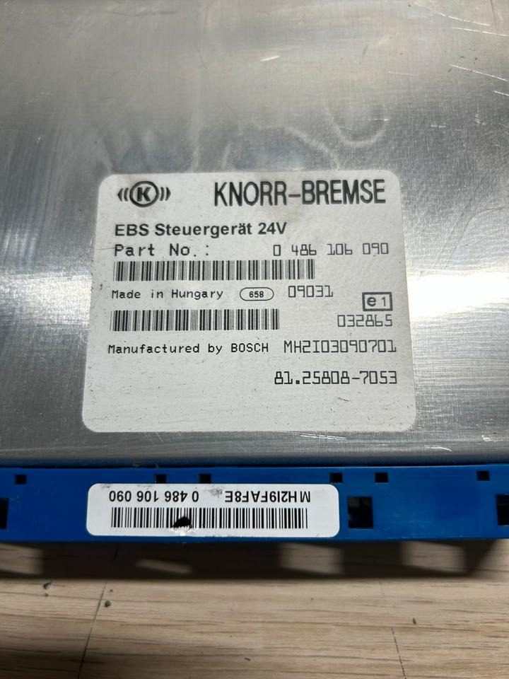 MAN TGX TGL Knorr-Bremse EBS Elektronik 81.25808-7053 - ECU: picture 3 MAN TGX TGL Knorr-Bremse EBS Elektronik 81.25808-7053 - ECU: picture 3