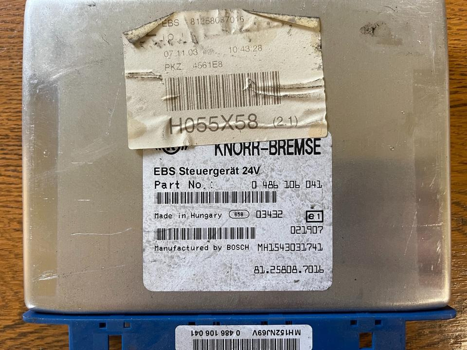 MAN TGX TGL Knorr-Bremse EBS Elektronik 81258087016 - ECU for Truck: picture 2 MAN TGX TGL Knorr-Bremse EBS Elektronik 81258087016 - ECU for Truck: picture 2