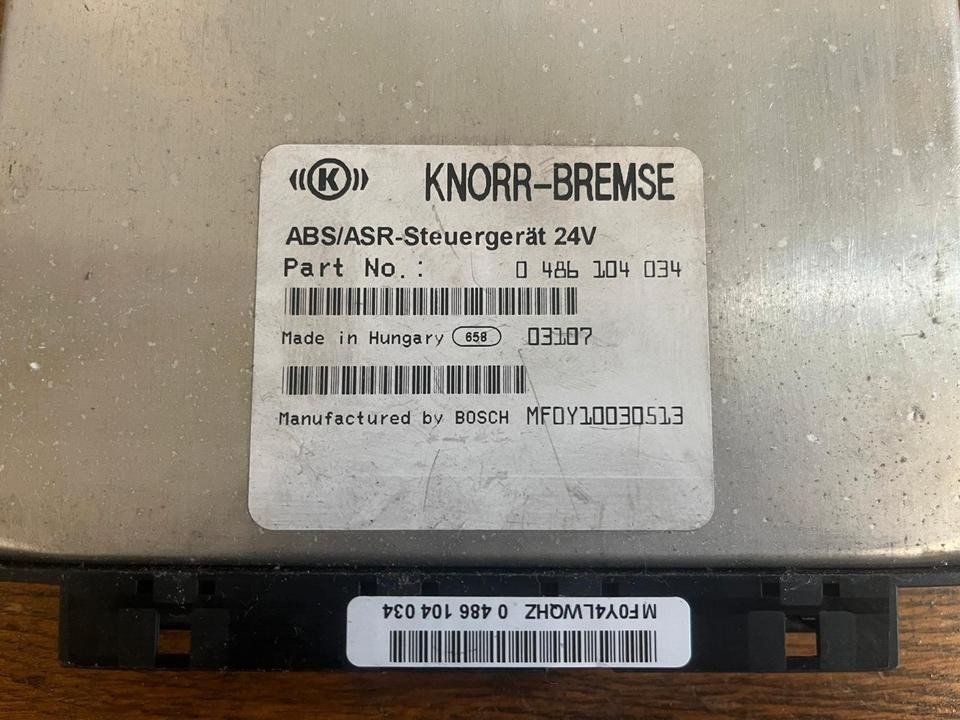 Mercedes-Benz Knorr-Bremse ABS/ASR Steuergerät 0486104034 - ECU for Truck: picture 3 Mercedes-Benz Knorr-Bremse ABS/ASR Steuergerät 0486104034 - ECU for Truck: picture 3