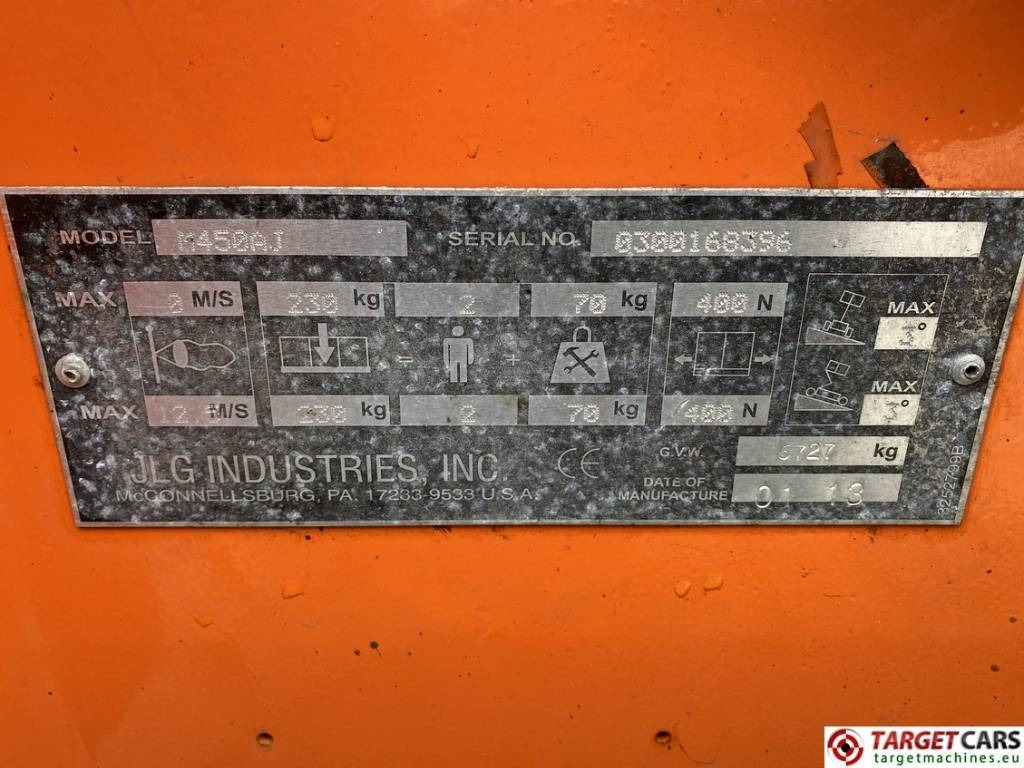 Articulated boom JLG M450AJ HyBrid Articulated Boom Work Lift 1572cm: picture 10