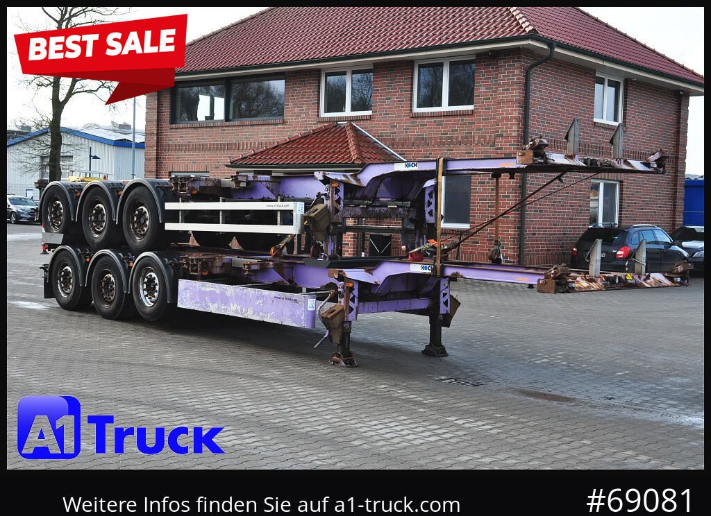 CARNEHL CCS/HS HighCube 20,30,40 Tüv - Container transporter/ Swap body semi-trailer: picture 1 CARNEHL CCS/HS HighCube 20,30,40 Tüv - Container transporter/ Swap body semi-trailer: picture 1
