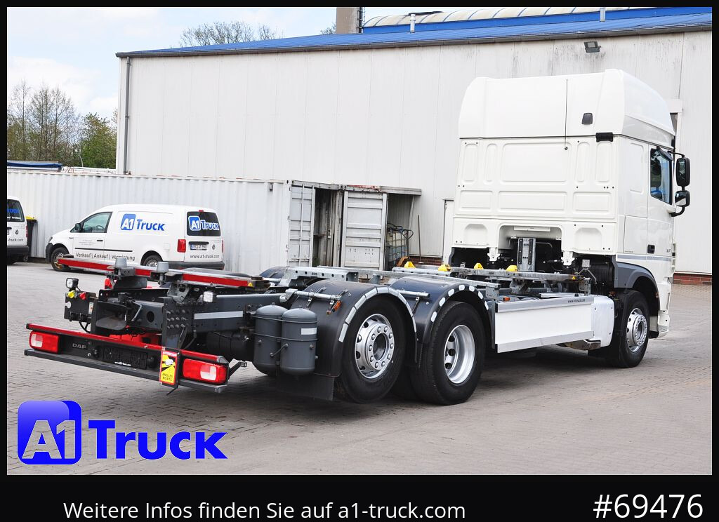 Container transporter/ Swap body truck DAF XF 480 FAN Intarder, Lenkachse,: picture 9