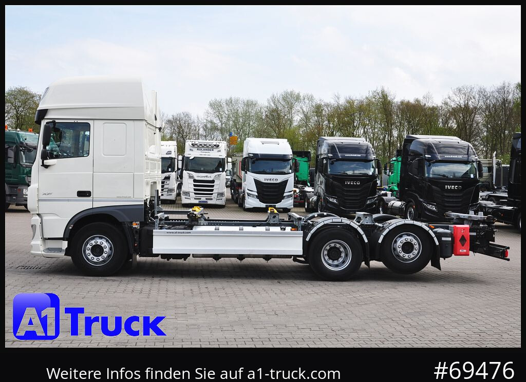Container transporter/ Swap body truck DAF XF 480 FAN Intarder, Lenkachse,: picture 12