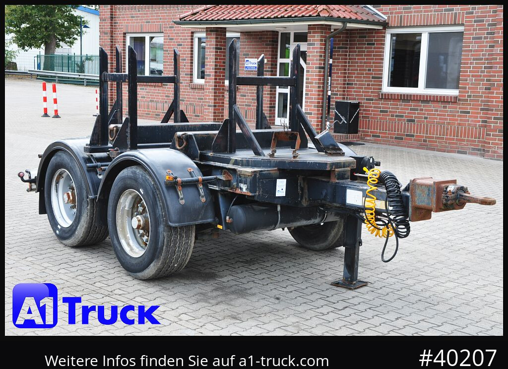 HUEFFERMANN HTA1800, Ballast, BPW Achsen, Luft - Dropside/ Flatbed trailer: picture 1 HUEFFERMANN HTA1800, Ballast, BPW Achsen, Luft - Dropside/ Flatbed trailer: picture 1
