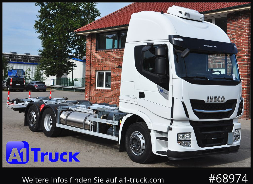 IVECO AS260SY-46 BDF LNG LBW Lenkachse Steering - Container transporter/ Swap body truck: picture 1 IVECO AS260SY-46 BDF LNG LBW Lenkachse Steering - Container transporter/ Swap body truck: picture 1