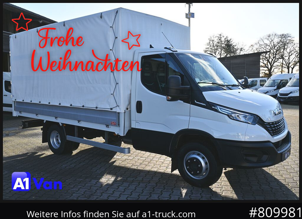 IVECO Daily 72C18 A8V Pritsche/Plane, Tempomat, AHK, Klima - Open body delivery van: picture 1 IVECO Daily 72C18 A8V Pritsche/Plane, Tempomat, AHK, Klima - Open body delivery van: picture 1