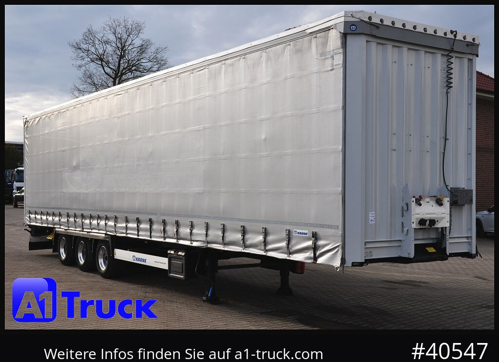 KRONE SD, Mega, Liftachse, Alufelgen, RSAB, Plane mit Aluprofil - Curtainsider semi-trailer: picture 1 KRONE SD, Mega, Liftachse, Alufelgen, RSAB, Plane mit Aluprofil - Curtainsider semi-trailer: picture 1