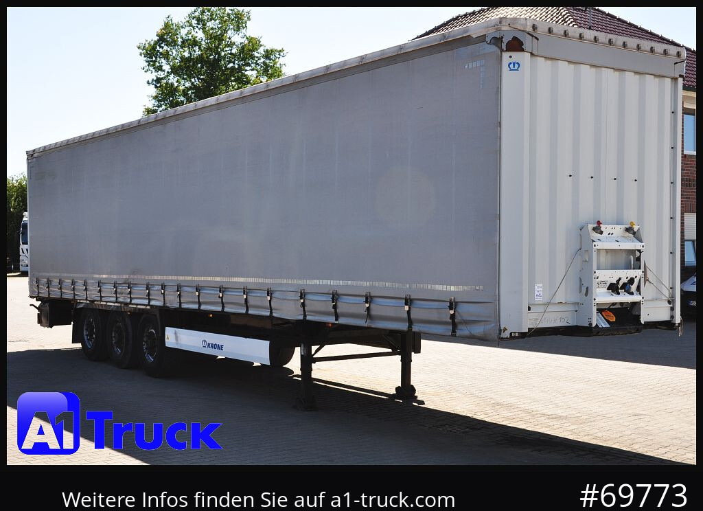 KRONE SD Tautliner, Code XL, BPW, Liftachse - Curtainsider semi-trailer: picture 1 KRONE SD Tautliner, Code XL, BPW, Liftachse - Curtainsider semi-trailer: picture 1