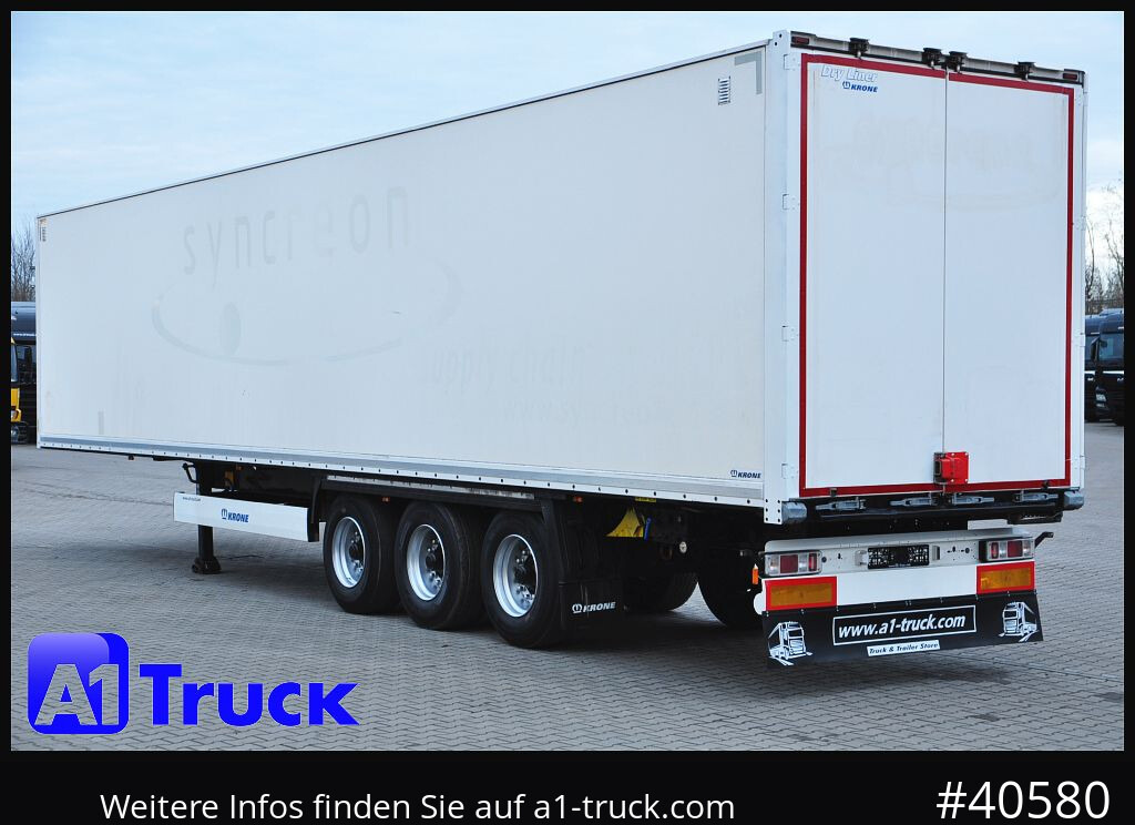 Closed box semi-trailer KRONE SDK 27, Koffer, 1 Vorbesitzer, Plywood,: picture 12 Closed box semi-trailer KRONE SDK 27, Koffer, 1 Vorbesitzer, Plywood,: picture 12