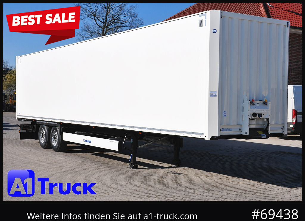 KRONE SZ 2 achs Koffer, Code XL, VDI 2700, SOFORT - Closed box semi-trailer: picture 1 KRONE SZ 2 achs Koffer, Code XL, VDI 2700, SOFORT - Closed box semi-trailer: picture 1