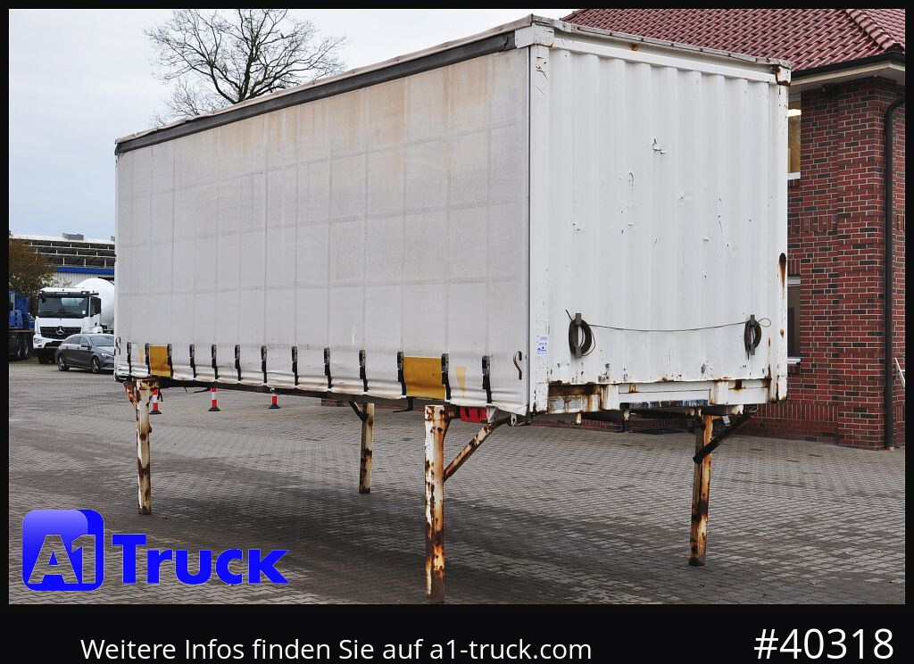 KRONE Wechselbrücke 7,45 Multilock, neutral - Curtainside swap body: picture 1 KRONE Wechselbrücke 7,45 Multilock, neutral - Curtainside swap body: picture 1