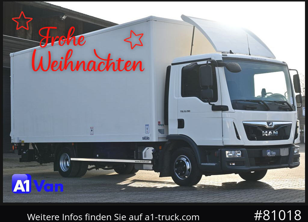 MAN TGL 8.190 4x2, Klima, LBW, Rockinger - Box van: picture 1 MAN TGL 8.190 4x2, Klima, LBW, Rockinger - Box van: picture 1