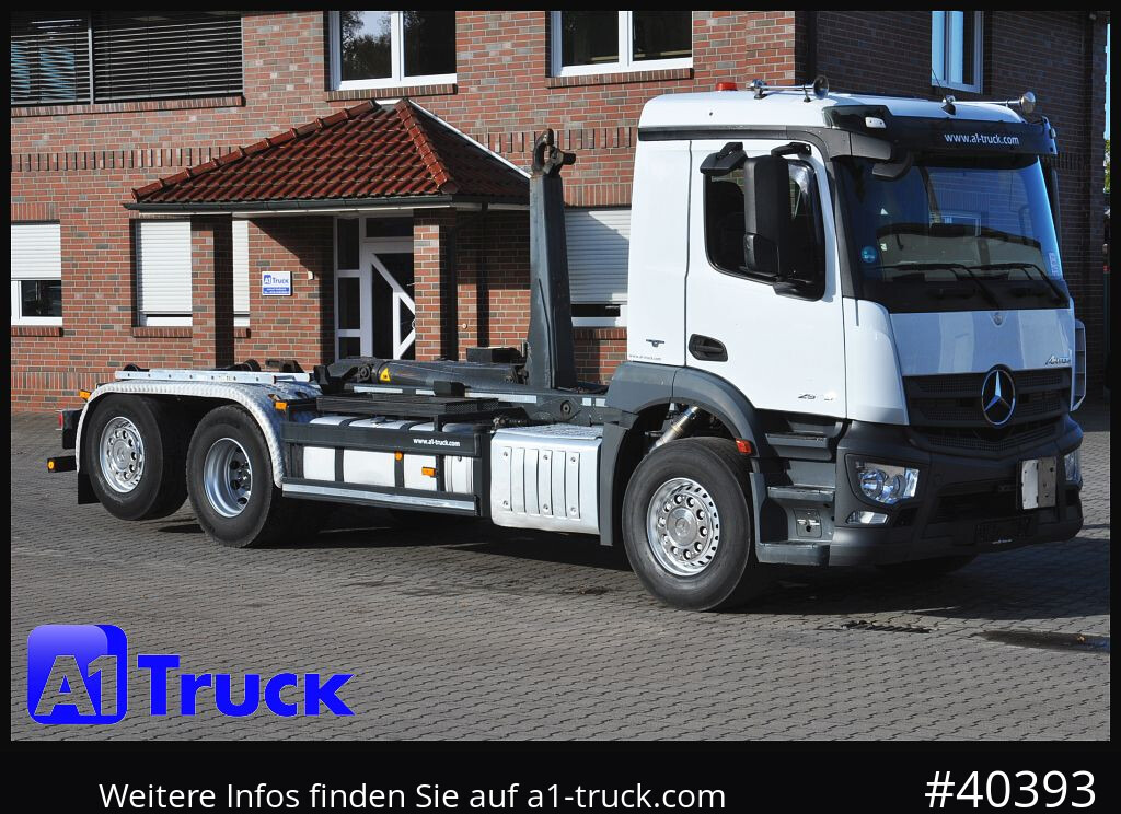 MERCEDES-BENZ Antos 2543, Meiller, Abrollkipper, Lift-Lenkachse, - Hook lift truck: picture 1 MERCEDES-BENZ Antos 2543, Meiller, Abrollkipper, Lift-Lenkachse, - Hook lift truck: picture 1