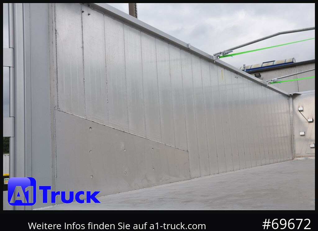 REISCH RHKS, Alu-Kippmulde 50m³, NEU Kombitüren, Alufelgen, Liftachse, - Tipper semi-trailer: picture 2 REISCH RHKS, Alu-Kippmulde 50m³, NEU Kombitüren, Alufelgen, Liftachse, - Tipper semi-trailer: picture 2