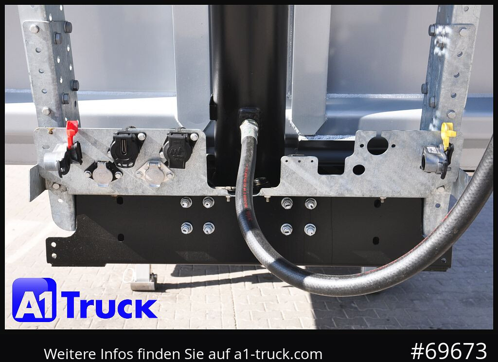 REISCH RHKS, Alu-Kippmulde 54m³, Kombitüren, Alufelgen, Liftachse, - Tipper semi-trailer: picture 5 REISCH RHKS, Alu-Kippmulde 54m³, Kombitüren, Alufelgen, Liftachse, - Tipper semi-trailer: picture 5
