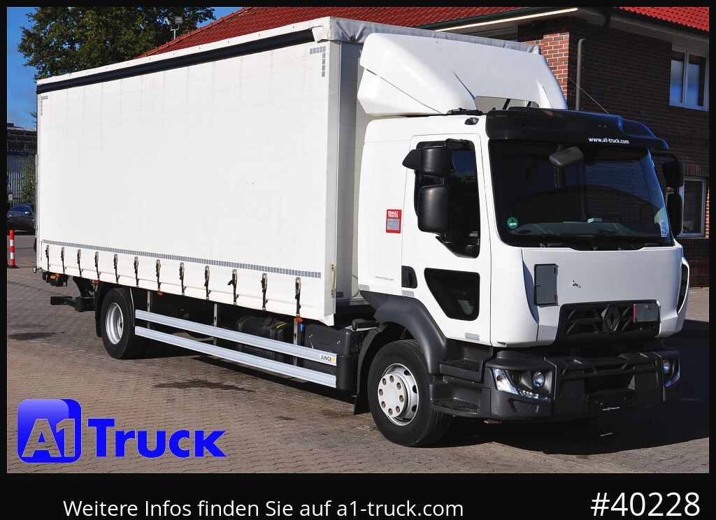RENAULT D 280, 4x2, Ladebordwand, LBW, TÜV 06/2026 - Curtainsider truck: picture 1 RENAULT D 280, 4x2, Ladebordwand, LBW, TÜV 06/2026 - Curtainsider truck: picture 1