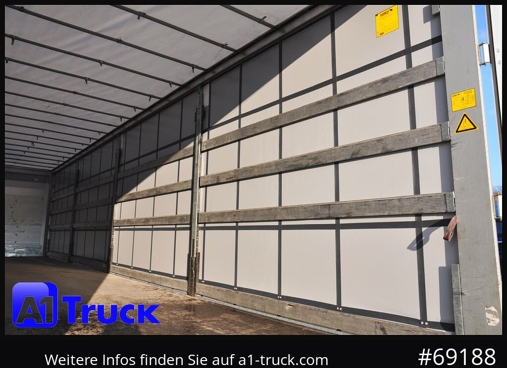 SCHMITZ S01, Tautliner, neue Plane, 1 Vorbesitzer, - Curtainsider semi-trailer: picture 5 SCHMITZ S01, Tautliner, neue Plane, 1 Vorbesitzer, - Curtainsider semi-trailer: picture 5