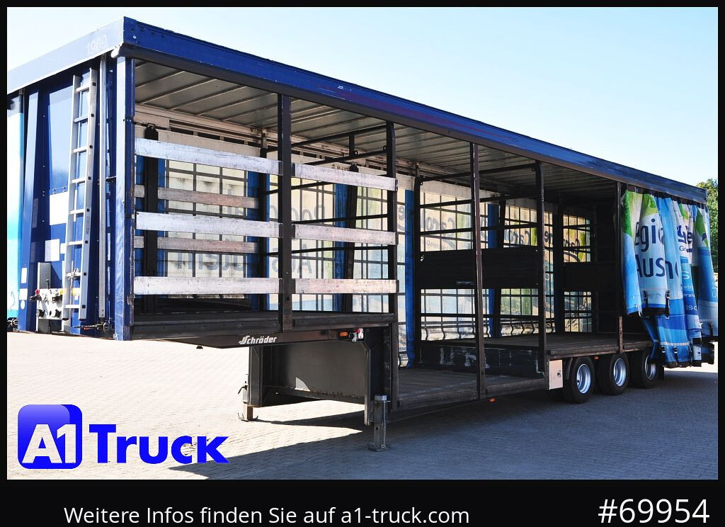SCHROEDER,WIESMOOR Schröder Jumbo Hubdach, Getränkeauflieger - Curtainsider semi-trailer: picture 2 SCHROEDER,WIESMOOR Schröder Jumbo Hubdach, Getränkeauflieger - Curtainsider semi-trailer: picture 2