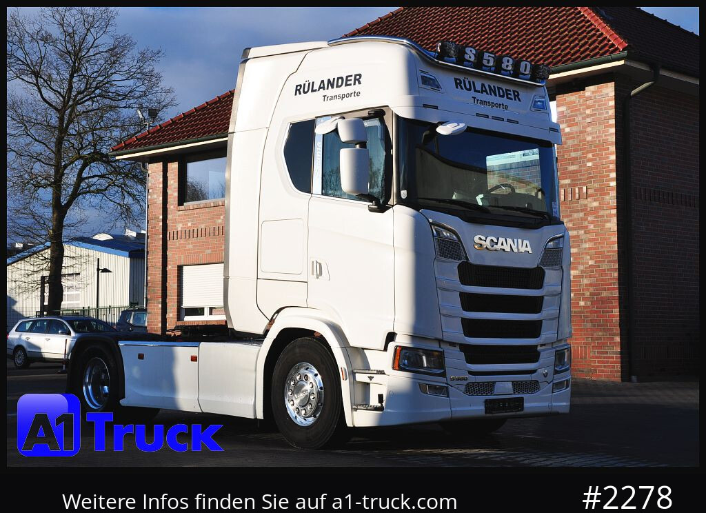SCANIA S 580 V8, Leder Navi, Retarder, Volluft, Alu - Tractor unit: picture 1 SCANIA S 580 V8, Leder Navi, Retarder, Volluft, Alu - Tractor unit: picture 1