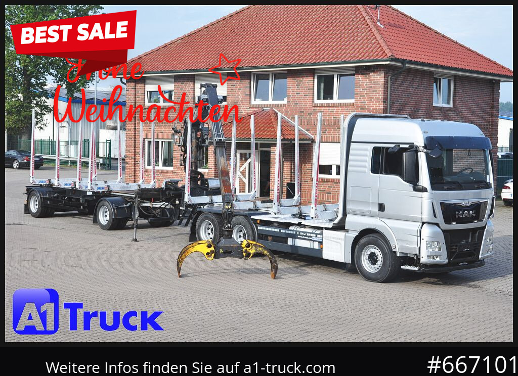 MAN TGX 26.480, Holz Kesla 2109, 6x4, - Truck, Crane truck: picture 1 MAN TGX 26.480, Holz Kesla 2109, 6x4, - Truck, Crane truck: picture 1
