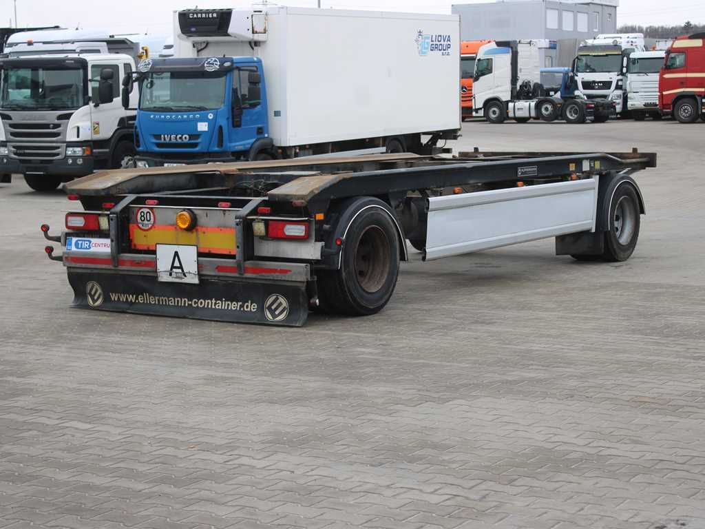 Hüffermann HAR 18.70, AXLES SAF, PNEU 80% - Roll-off/ Skip trailer: picture 3 Hüffermann HAR 18.70, AXLES SAF, PNEU 80% - Roll-off/ Skip trailer: picture 3