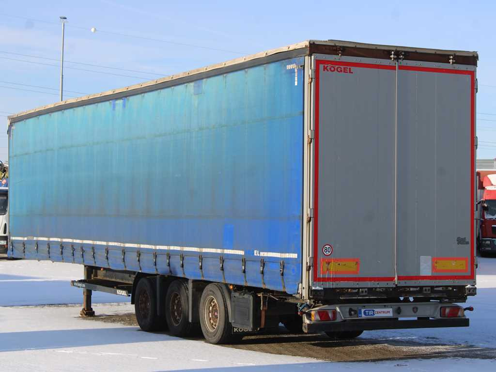 Kögel S24-1, LOWDECK, LIFTING AXLE, SAF, LIFTING ROOF - Curtainsider semi-trailer: picture 5 Kögel S24-1, LOWDECK, LIFTING AXLE, SAF, LIFTING ROOF - Curtainsider semi-trailer: picture 5
