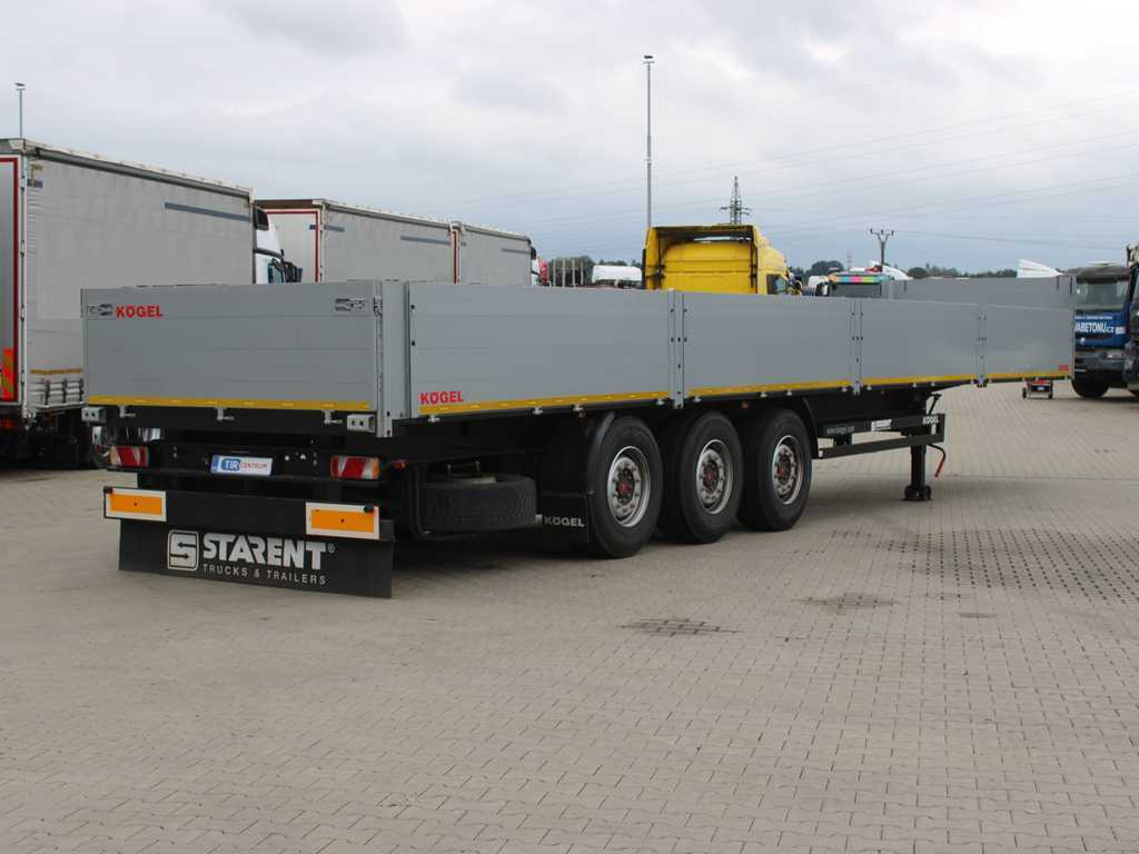 Kögel SF24, SIDEBOARDS, SAF, TIRES 80% - Dropside/ Flatbed semi-trailer: picture 4 Kögel SF24, SIDEBOARDS, SAF, TIRES 80% - Dropside/ Flatbed semi-trailer: picture 4
