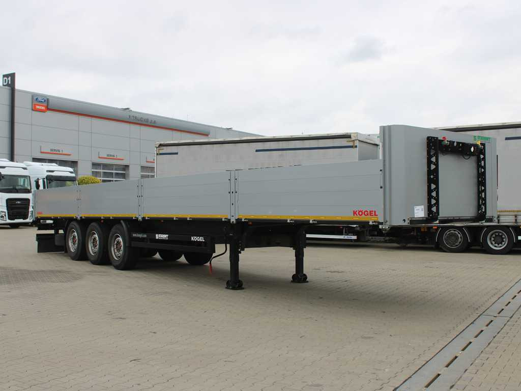 Kögel SF24, SIDEBOARDS, SAF, TIRES 80% - Dropside/ Flatbed semi-trailer: picture 3 Kögel SF24, SIDEBOARDS, SAF, TIRES 80% - Dropside/ Flatbed semi-trailer: picture 3
