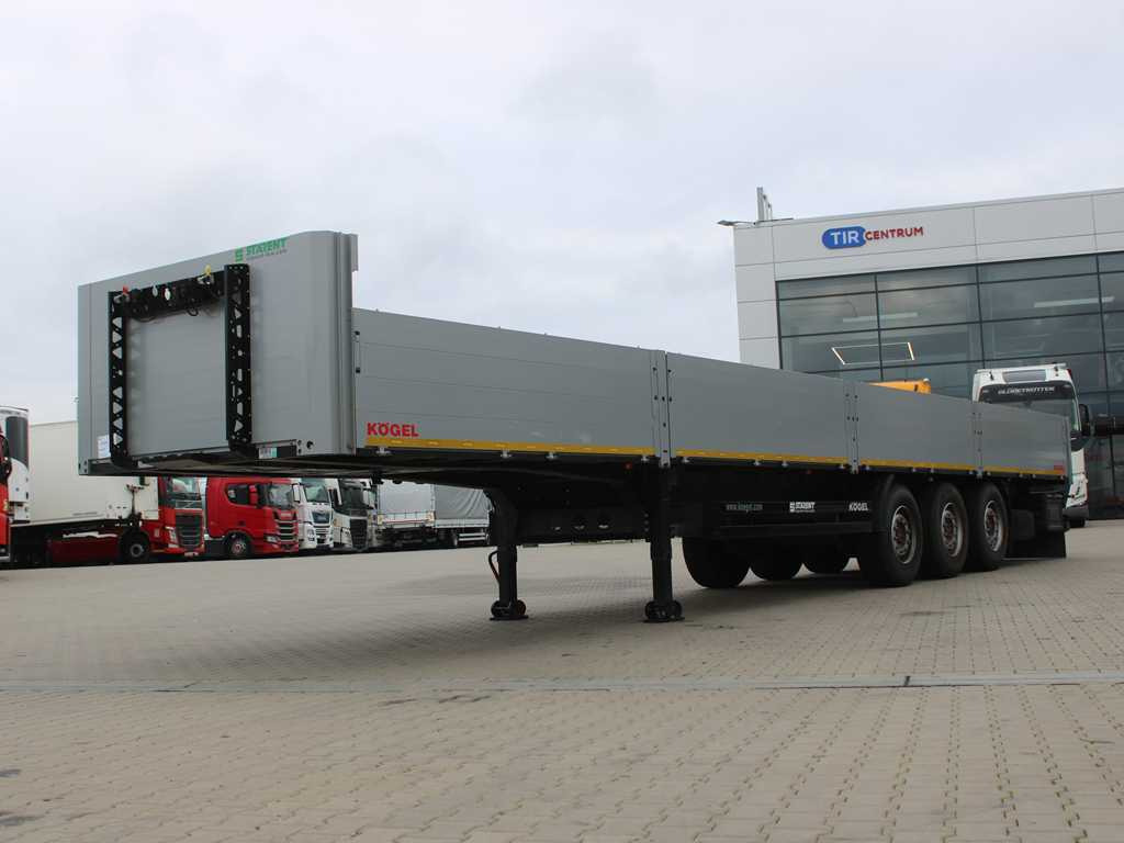 Kögel SF24, SIDEBOARDS, SAF, TIRES 80% - Dropside/ Flatbed semi-trailer: picture 1 Kögel SF24, SIDEBOARDS, SAF, TIRES 80% - Dropside/ Flatbed semi-trailer: picture 1
