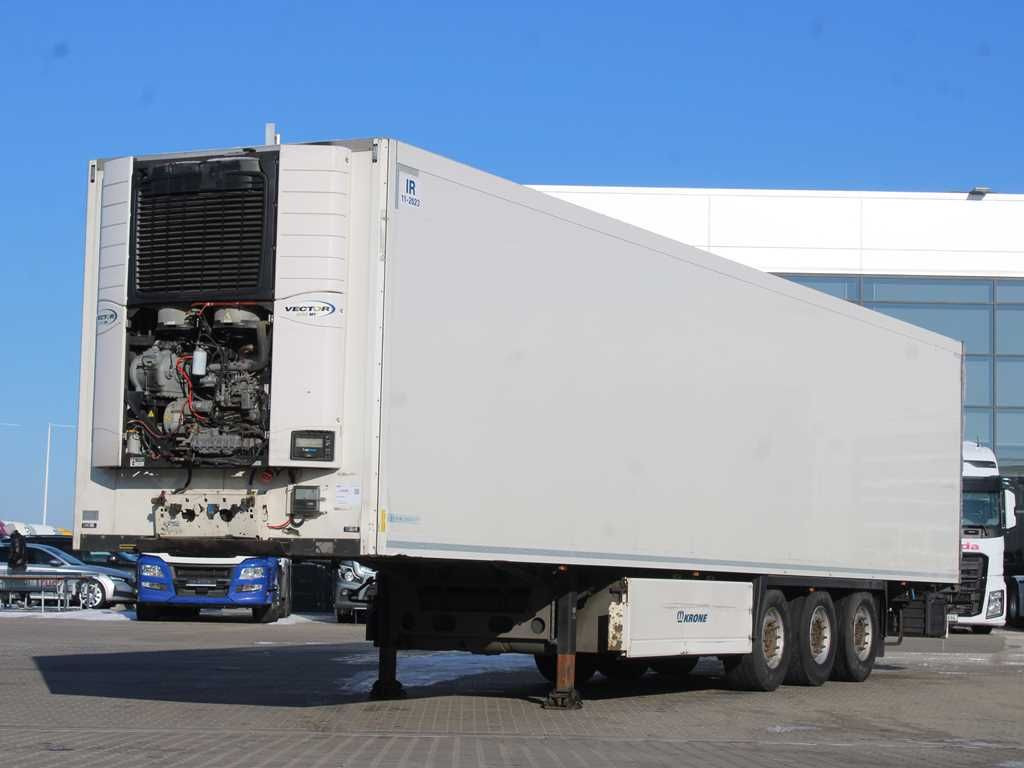 Krone SD,LIFTING AXLE,2X PALLET BASKET,DOUBLE CHAMBER - Refrigerator semi-trailer: picture 1 Krone SD,LIFTING AXLE,2X PALLET BASKET,DOUBLE CHAMBER - Refrigerator semi-trailer: picture 1