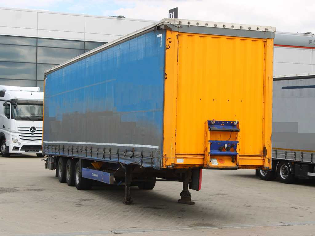 Krone SD, LIFTING AXLE, LOWDECK, LIFTING ROOF - Curtainsider semi-trailer: picture 3 Krone SD, LIFTING AXLE, LOWDECK, LIFTING ROOF - Curtainsider semi-trailer: picture 3