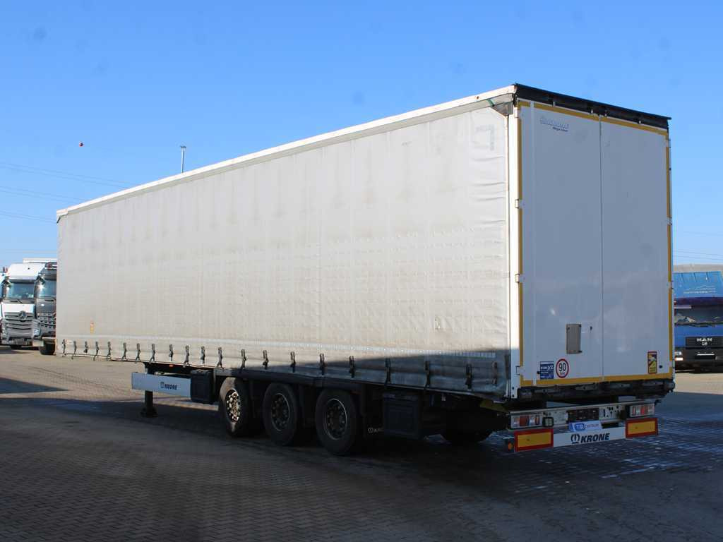 Krone SD, LOWDECK, LIFTING AXLE, MULTILOCK, LIFTING ROOF - Curtainsider semi-trailer: picture 5 Krone SD, LOWDECK, LIFTING AXLE, MULTILOCK, LIFTING ROOF - Curtainsider semi-trailer: picture 5