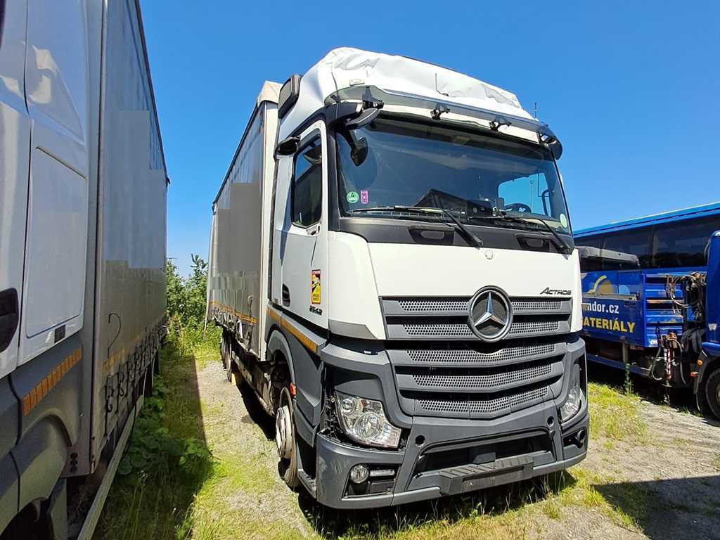 Mercedes-Benz Actros 2542, 6X2 + PANAV TVK18M - Curtainsider truck: picture 2 Mercedes-Benz Actros 2542, 6X2 + PANAV TVK18M - Curtainsider truck: picture 2