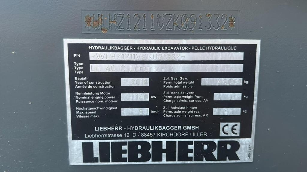Liebherr LH 40C EW - Waste/ Industry handler: picture 2 Liebherr LH 40C EW - Waste/ Industry handler: picture 2