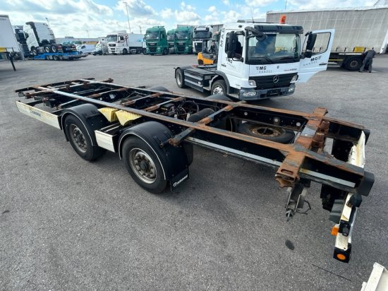 Krone ZZ/DC07 Tandem-Lafette, Standard, BPW-Achsen, Heckabstützung - Container transporter/ Swap body trailer: picture 4 Krone ZZ/DC07 Tandem-Lafette, Standard, BPW-Achsen, Heckabstützung - Container transporter/ Swap body trailer: picture 4