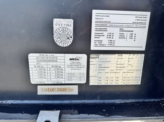 Timber semi-trailer MEGA TIMBER LONG Holzauflieger 6 Rungenpaare: picture 9 Timber semi-trailer MEGA TIMBER LONG Holzauflieger 6 Rungenpaare: picture 9