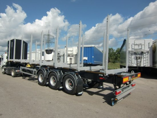 MEGA TIMBER LONG Holzauflieger 8 Rungenpaare 3. Achse Liftachse - Timber semi-trailer: picture 4 MEGA TIMBER LONG Holzauflieger 8 Rungenpaare 3. Achse Liftachse - Timber semi-trailer: picture 4