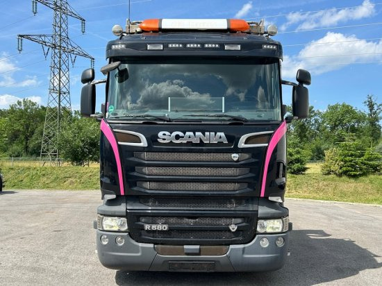Scania R580 6x2, Schrottkran, E6, Lenk-Lift-Achse - Hook lift truck, Crane truck: picture 2 Scania R580 6x2, Schrottkran, E6, Lenk-Lift-Achse - Hook lift truck, Crane truck: picture 2