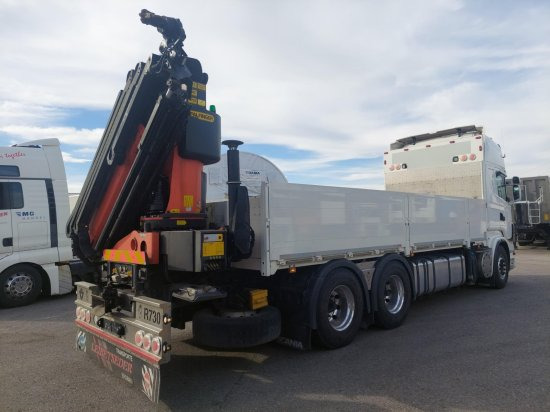 Scania R730 6x4 Pritsche, Voll-Luft Palfinger PK27002 Kran Retarder, Alu-Felgen, - Dropside/ Flatbed truck, Crane truck: picture 4 Scania R730 6x4 Pritsche, Voll-Luft Palfinger PK27002 Kran Retarder, Alu-Felgen, - Dropside/ Flatbed truck, Crane truck: picture 4