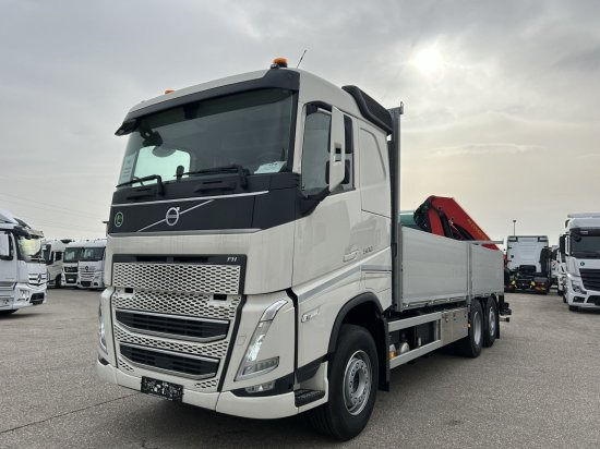 Volvo FH 500 6X2 Euro6, Retarder, Pritsche, Palfinger PK22002-EH - Dropside/ Flatbed truck, Crane truck: picture 1 Volvo FH 500 6X2 Euro6, Retarder, Pritsche, Palfinger PK22002-EH - Dropside/ Flatbed truck, Crane truck: picture 1