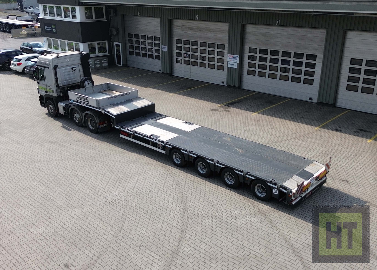 Faymonville MAX Trailer 4-Achs-Doppeltele-Semi-zwangsgelenkt - Low loader semi-trailer: picture 1 Faymonville MAX Trailer 4-Achs-Doppeltele-Semi-zwangsgelenkt - Low loader semi-trailer: picture 1