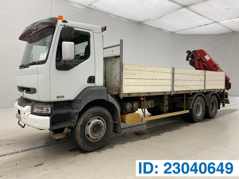 Renault Kerax 420 DCi - 6x4* - Dropside/ Flatbed truck, Crane truck: picture 1 Renault Kerax 420 DCi - 6x4* - Dropside/ Flatbed truck, Crane truck: picture 1