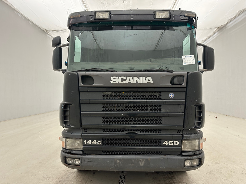 Scania 144.460 - 8x4 - Dropside/ Flatbed truck, Crane truck: picture 2 Scania 144.460 - 8x4 - Dropside/ Flatbed truck, Crane truck: picture 2