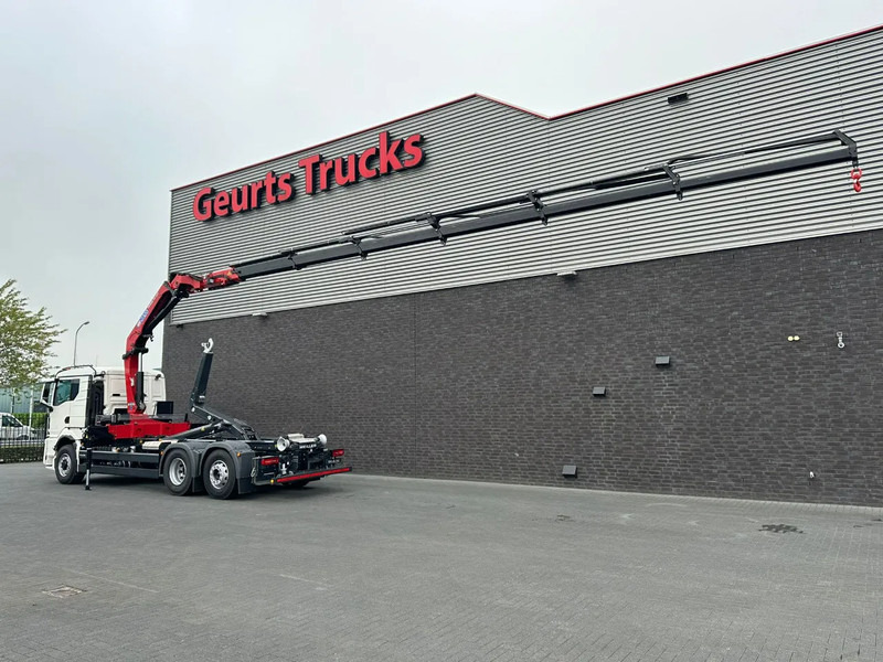 Hook lift truck, Crane truck MAN TGS 26.520 6X4H-4 BL NEW MODEL + MEILLER HAAKARMSYSTEEM + HMF 2320 K6-RCS KRAAN/KRAN/CRANE/GRUA: picture 7 Hook lift truck, Crane truck MAN TGS 26.520 6X4H-4 BL NEW MODEL + MEILLER HAAKARMSYSTEEM + HMF 2320 K6-RCS KRAAN/KRAN/CRANE/GRUA: picture 7
