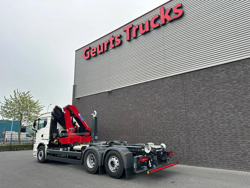 Hook lift truck, Crane truck MAN TGS 26.520 6X4H-4 BL NEW MODEL + MEILLER HAAKARMSYSTEEM + HMF 2320 K6-RCS KRAAN/KRAN/CRANE/GRUA: picture 11 Hook lift truck, Crane truck MAN TGS 26.520 6X4H-4 BL NEW MODEL + MEILLER HAAKARMSYSTEEM + HMF 2320 K6-RCS KRAAN/KRAN/CRANE/GRUA: picture 11